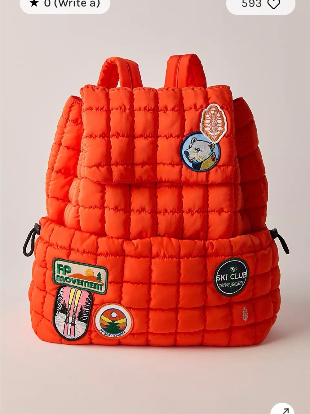 FP Movement Quilted Patch Hiker Backpack